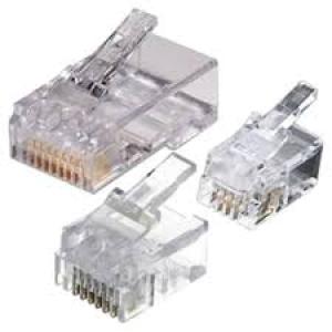 RJ 45 AMP Cat-6 per 100 Pic Box